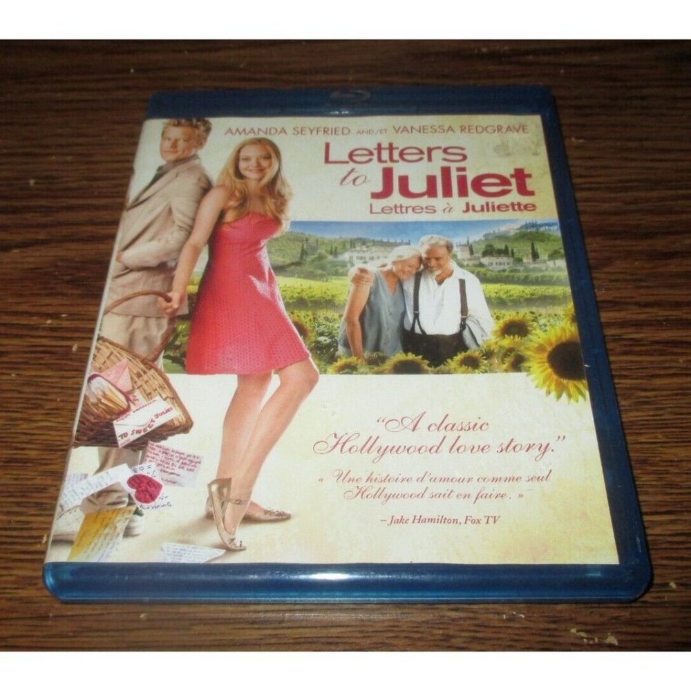 Letters to Juliet (Blu-ray Disc, 2010, Canadian) Amanda Seyfried